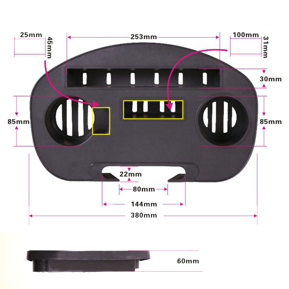 Desk Setup Gear - Clip On Cup Holder With Mobile