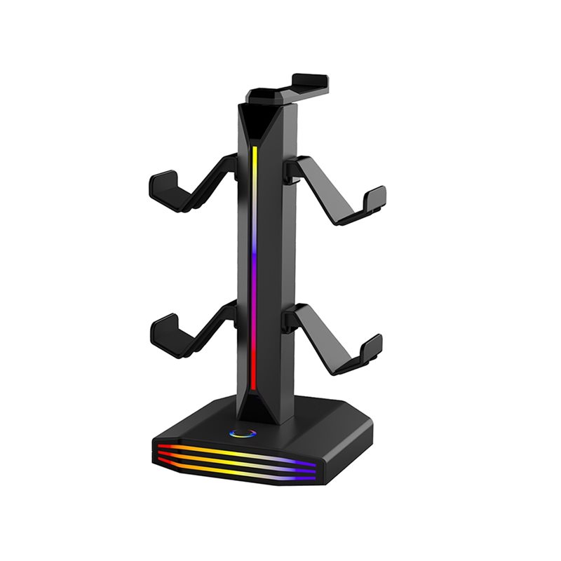 Desk Setup Rgb - L62A Headphone Stand For Desk Gaming