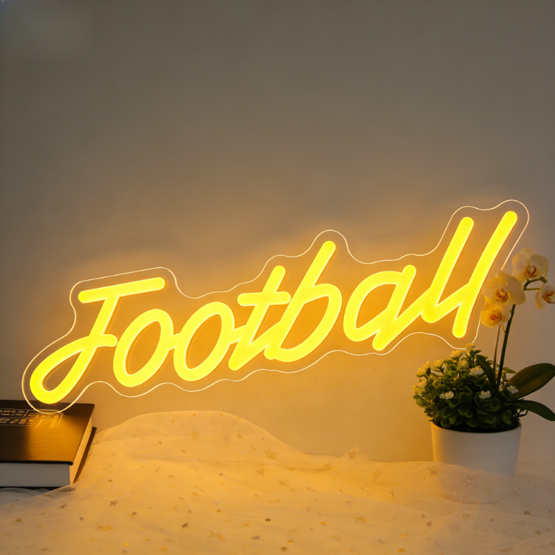 Ambient Light Bar Usb - Football Dimmable LED Neon Sign Ambient