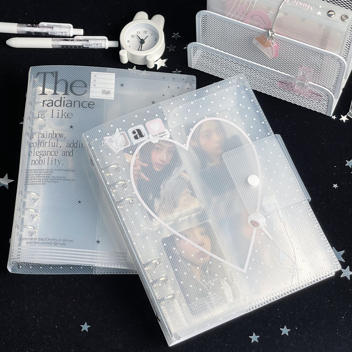 Ring Binder Box - Korean Style A5 Binder Organization Ring