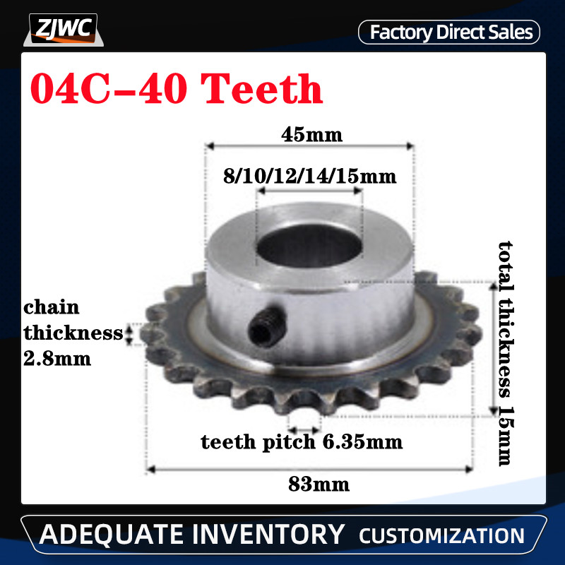 1pc 04C 40T Sprocket 40 Teeth  - Desk Setup Gear incelemesi ve fiyatı