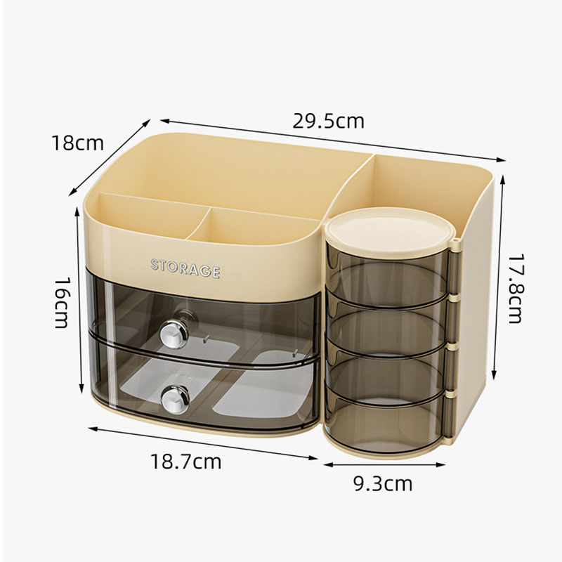 360 Degree Rotating Makeup Bru - Desk Drawer Unit incelemesi ve fiyatı