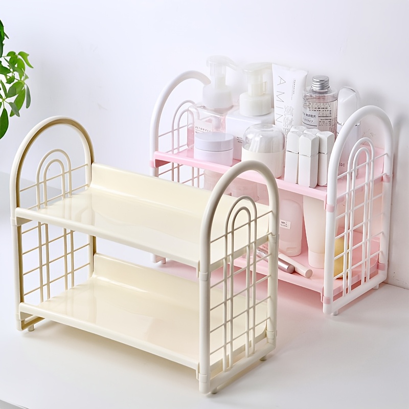 1pc Double Layer Multi-Functio - Desk Setup Shelves incelemesi ve fiyatı