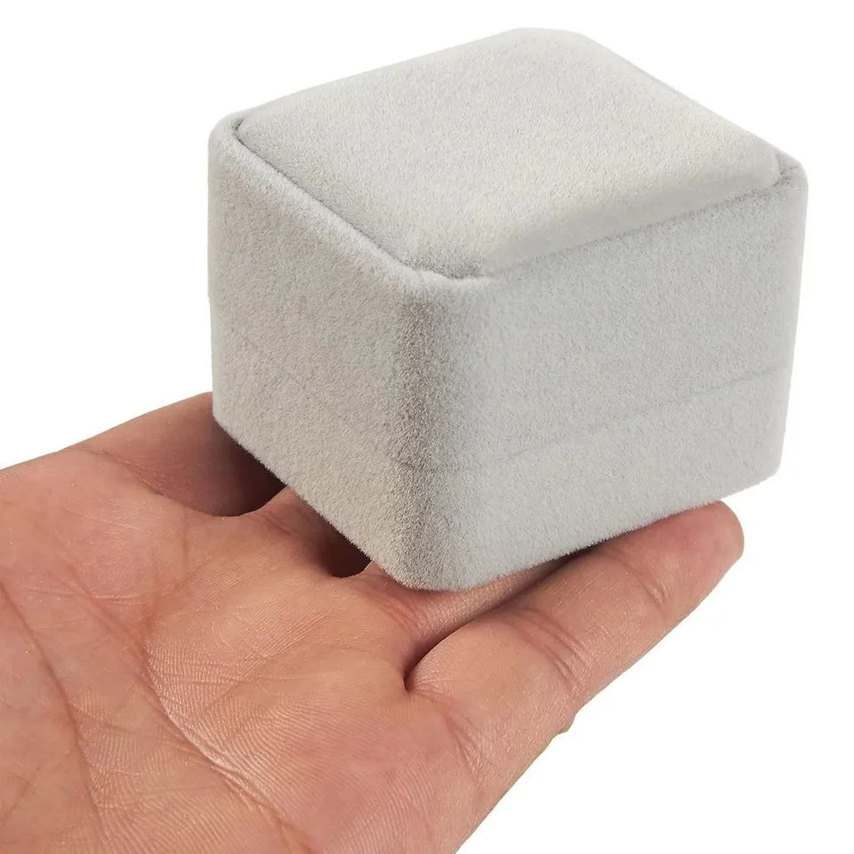 6PCS Square Velvet Ring Box Ri - Ring Binder Box incelemesi ve fiyatı