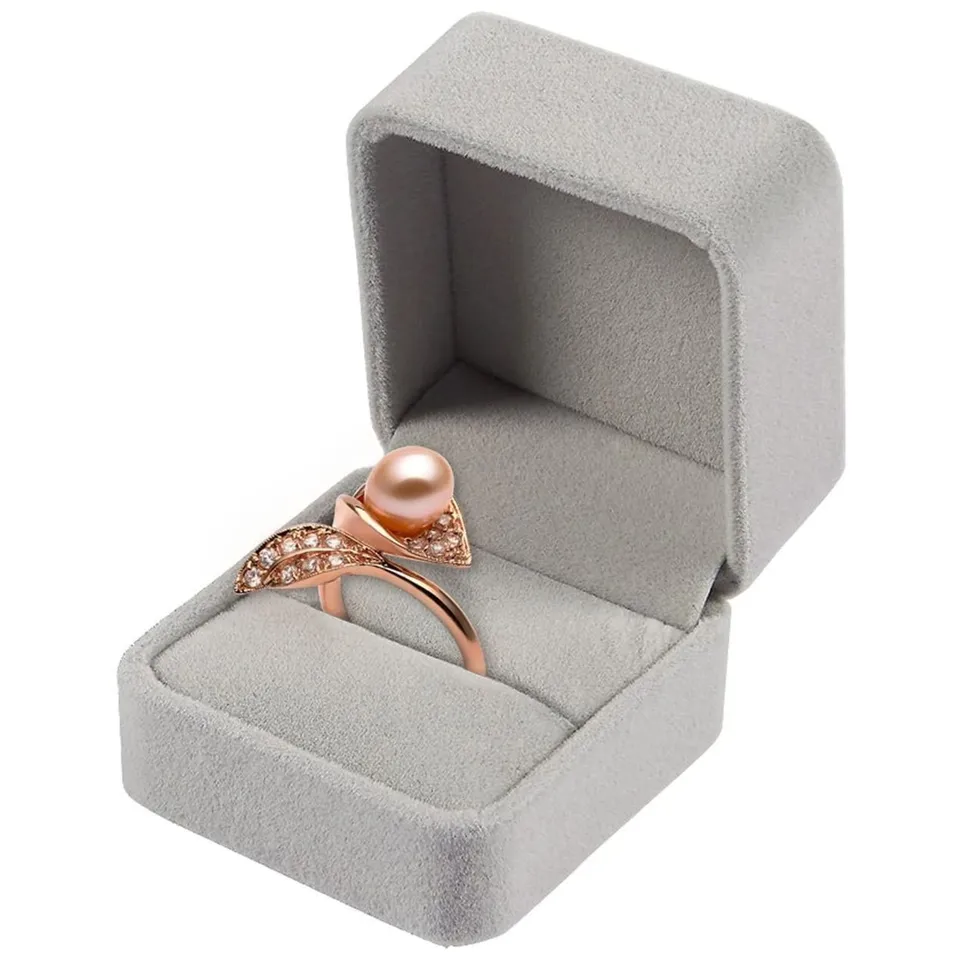 6PCS Square Velvet Ring Box Ri - Ring Binder Box incelemesi ve fiyatı