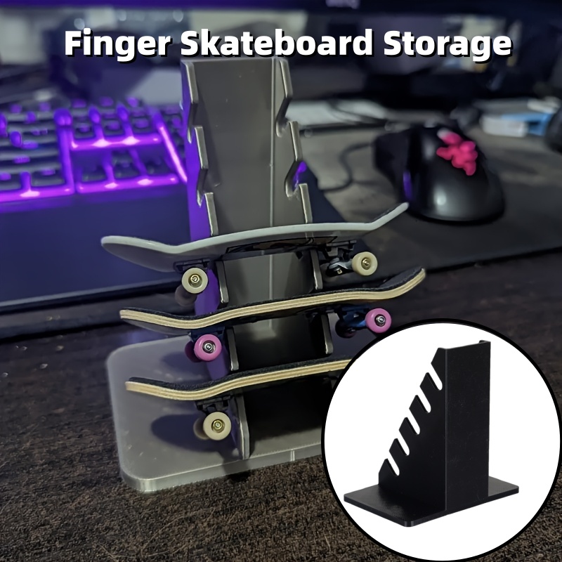 1PCS Finger Skateboard Display - Desk Setup Shelves incelemesi ve fiyatı