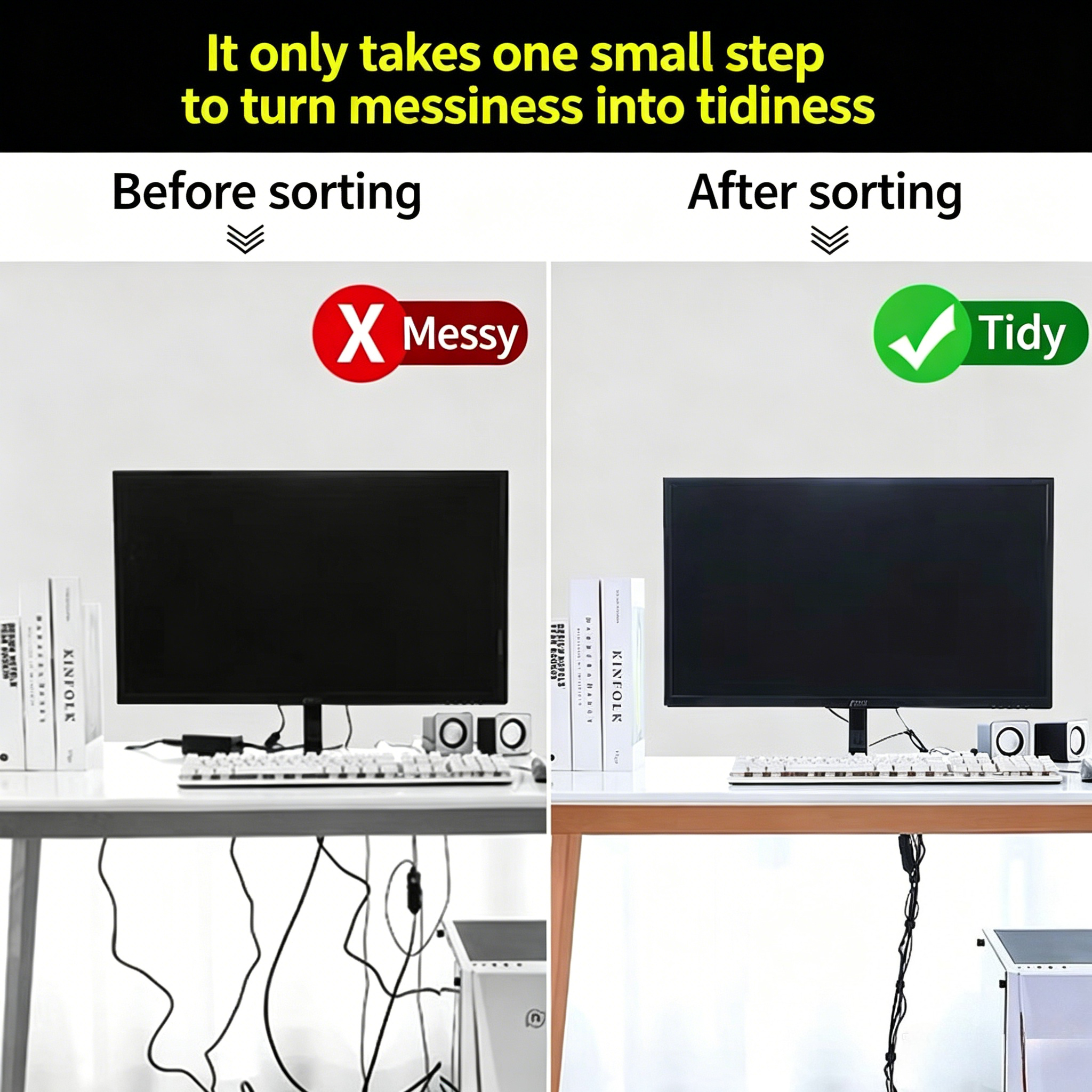 1/3M Cable Organizer Cable Man - Cable Box Organizer incelemesi ve fiyatı