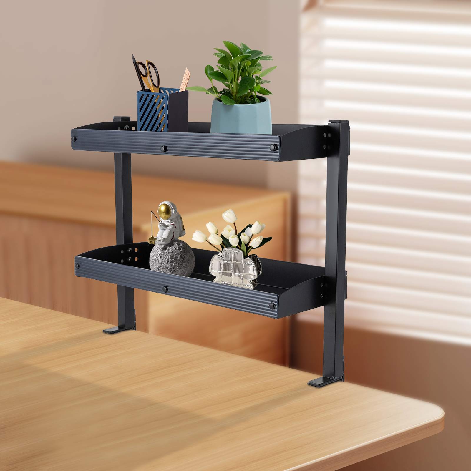 Clamp-on Desk Shelf, 2-Tier, A - Desk Setup Organizer incelemesi ve fiyatı