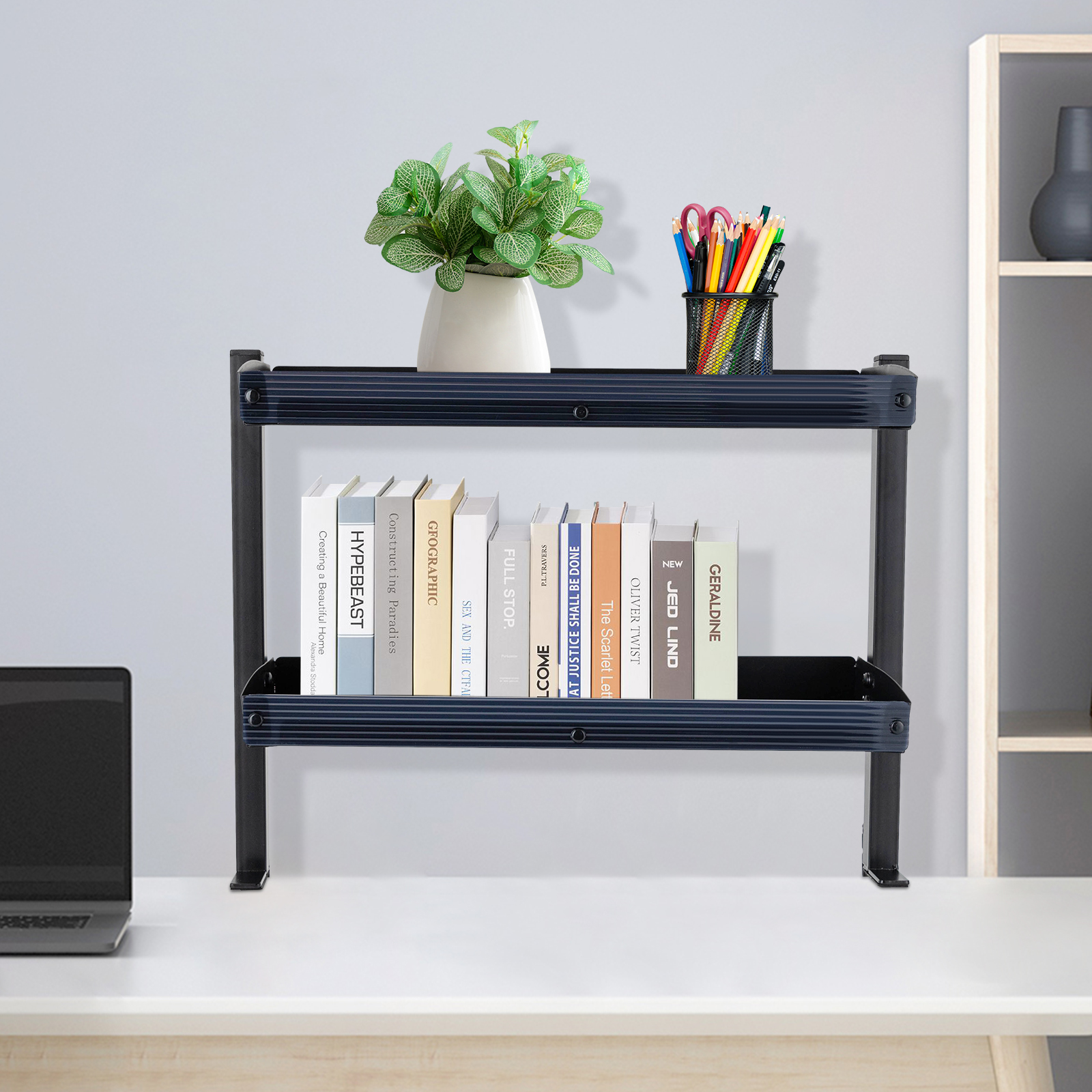 Clamp-on Desk Shelf, 2-Tier, A - Desk Setup Organizer incelemesi ve fiyatı
