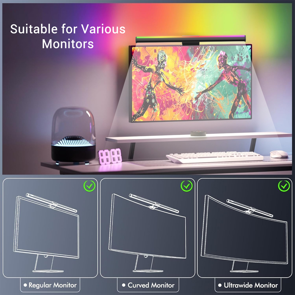 Screen Hanging Lamp Monitor Li - Desk Setup Rgb incelemesi ve fiyatı