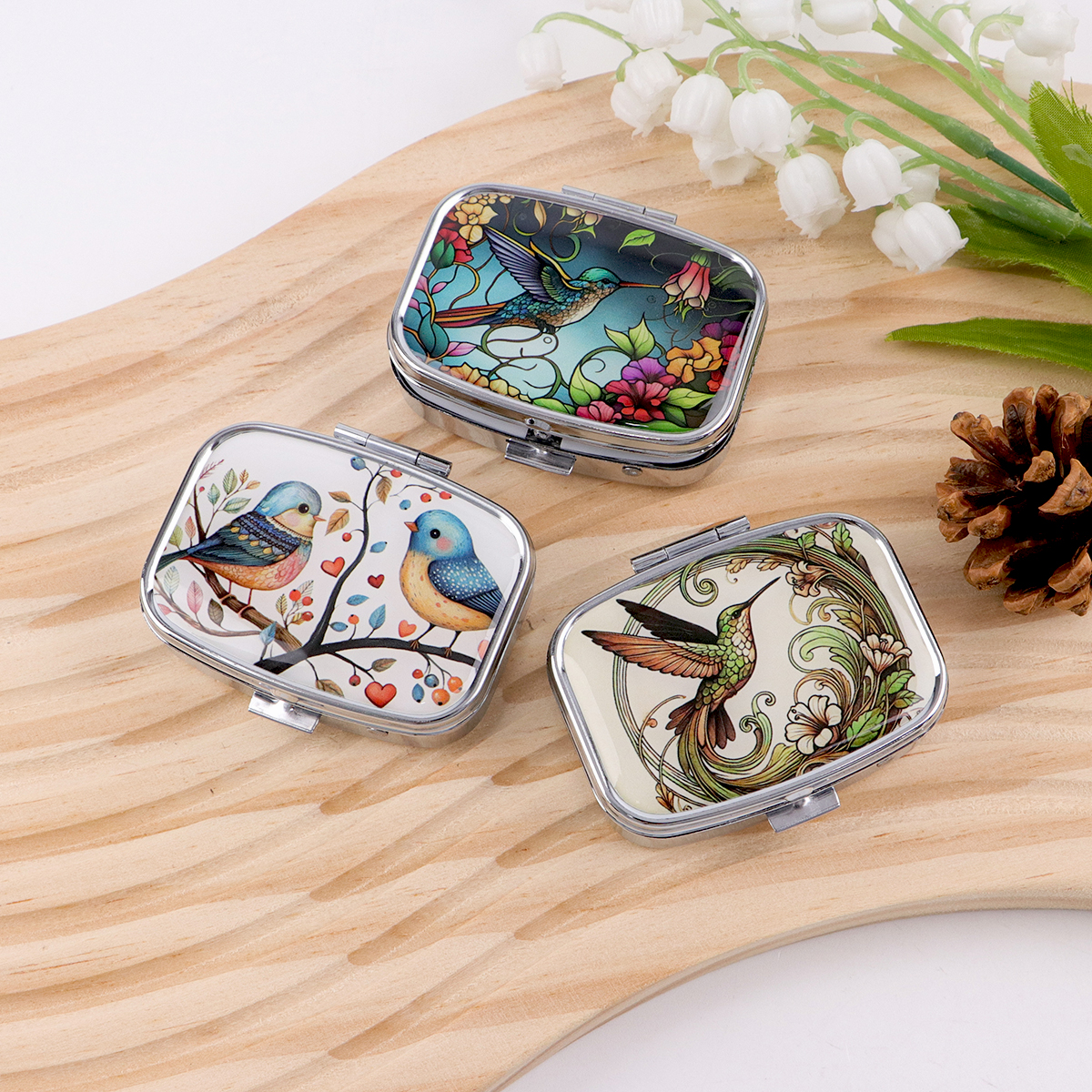 Cute Bird Cartoon Travel Pill  - Cable Box Organizer incelemesi ve fiyatı