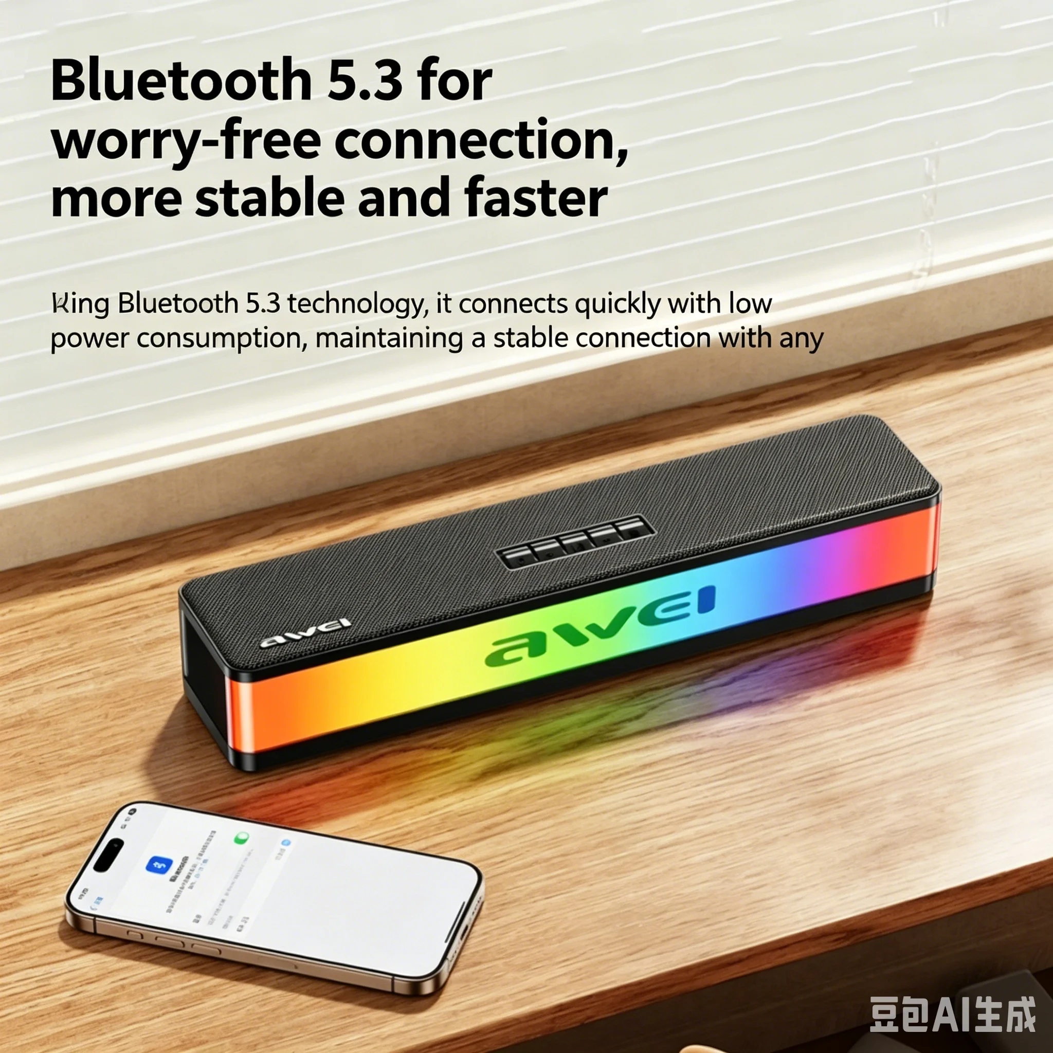 Wireless Bluetooth Desktop Sou - Ambient Light Bar Usb incelemesi ve fiyatı