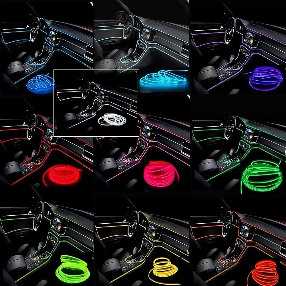 1/3/5M Car Interior Light Deco - Ambient Light Bar Usb incelemesi ve fiyatı