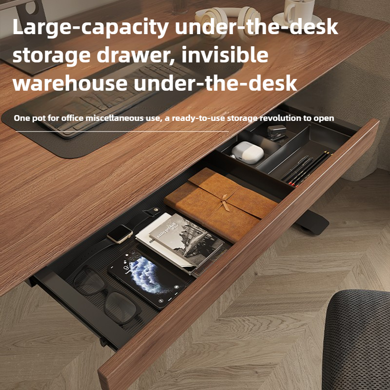 Walnut Wood Under Desk Drawer  - Desk Drawer Unit incelemesi ve fiyatı