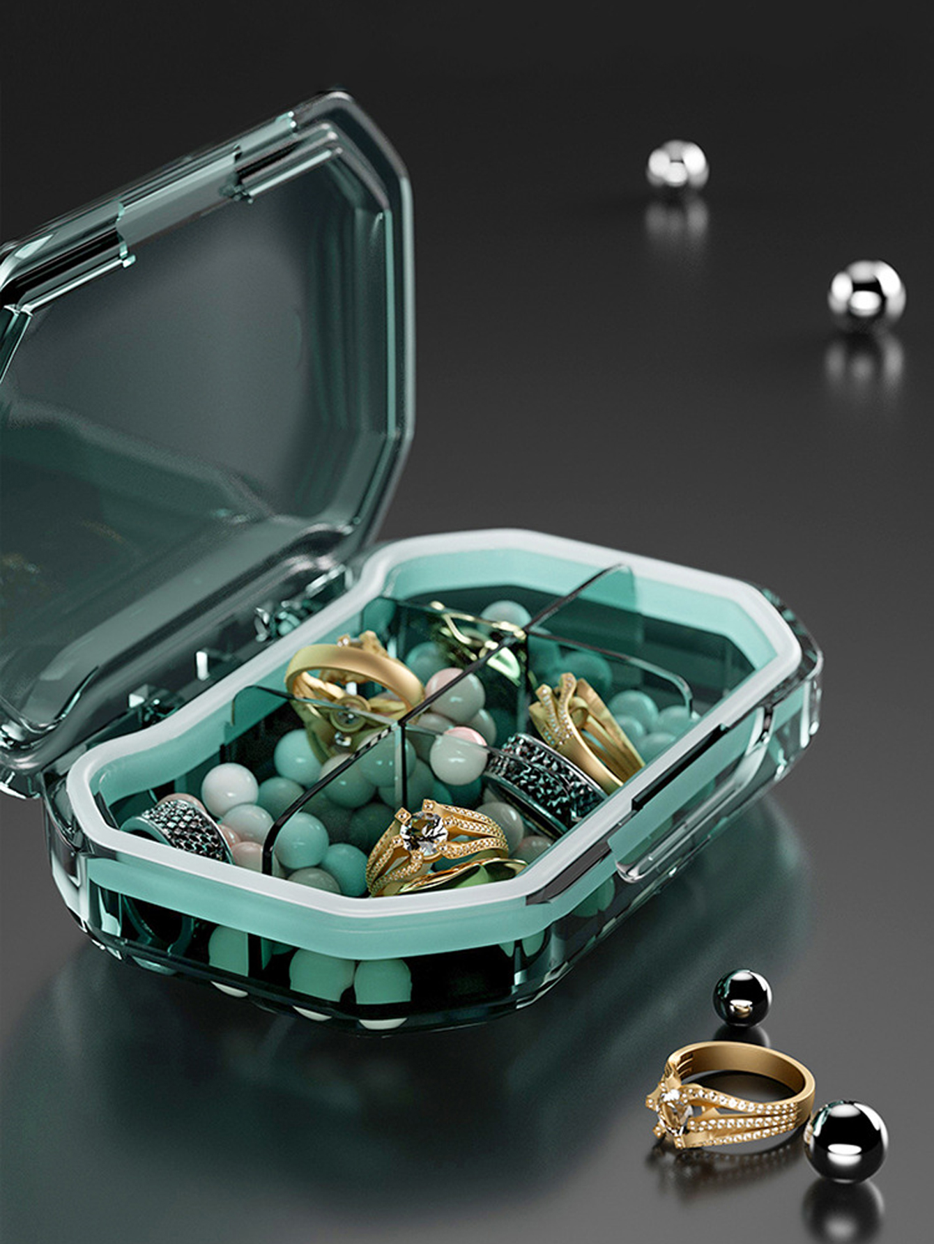 4/6 Grids Travel Portable Mini - Cable Box Organizer incelemesi ve fiyatı