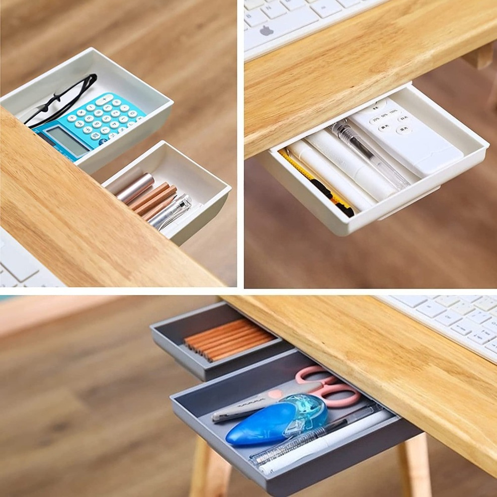 Hidden Storage Box Under Desk  - Desk Setup Organizer incelemesi ve fiyatı