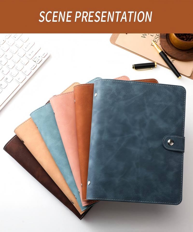 A5 Soft PU Leather Notebook Bi - Ring Binder Box incelemesi ve fiyatı