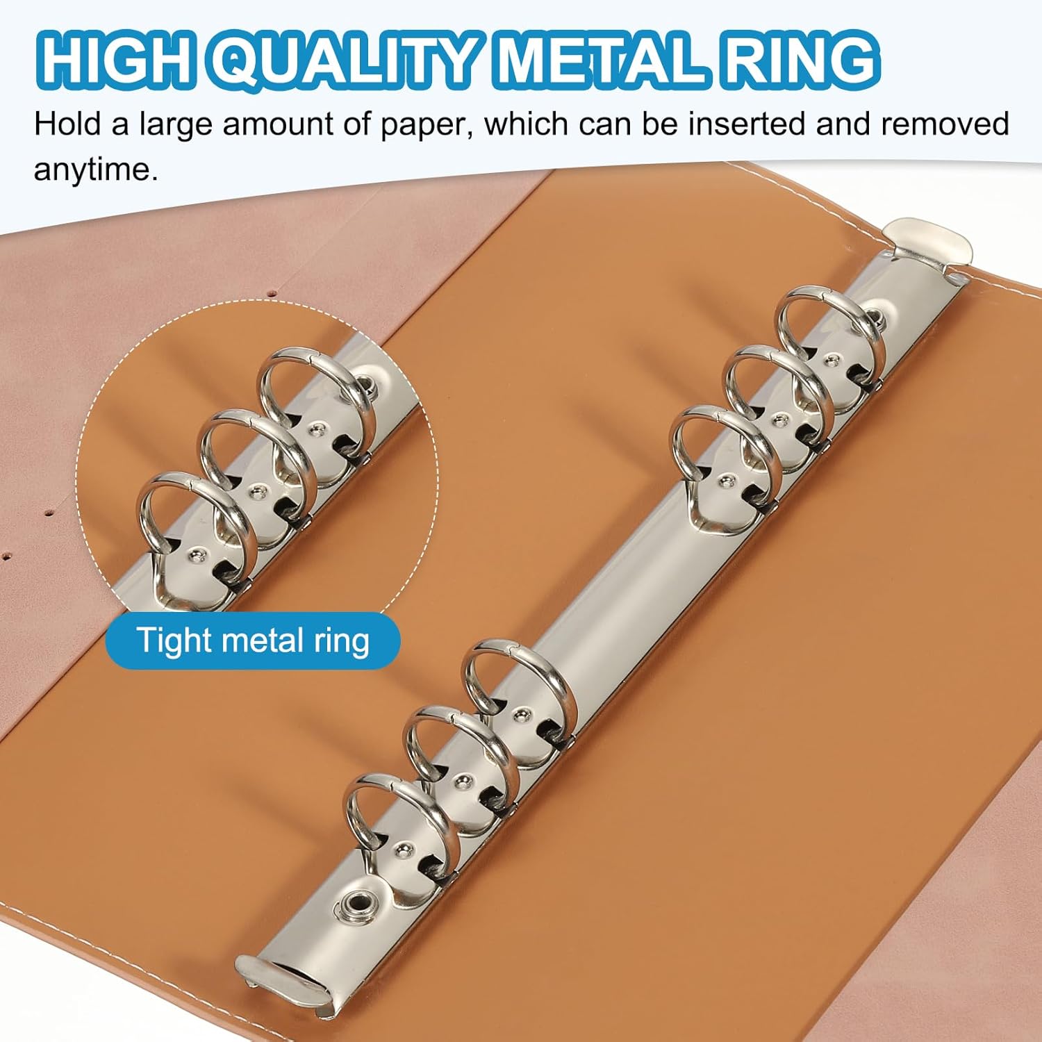 A5 Soft PU Leather Notebook Bi - Ring Binder Box incelemesi ve fiyatı
