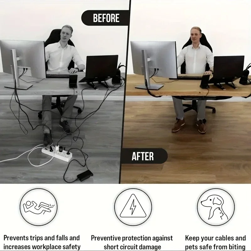 8 Hole Socket Network Pocket U - Desk Setup Organizer incelemesi ve fiyatı