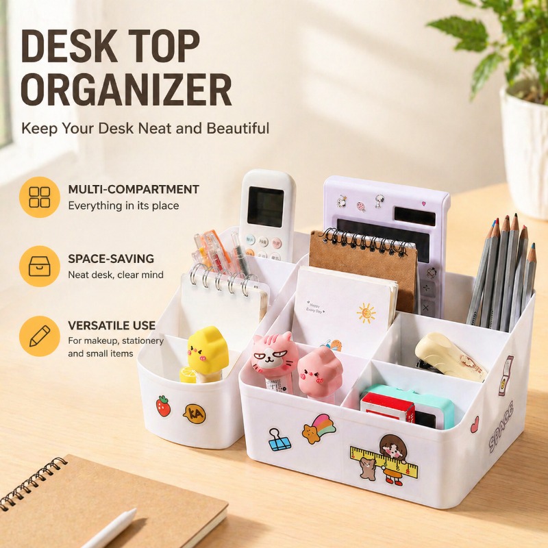 Desktop Multifunctional Makeup - Desk Drawer Unit incelemesi ve fiyatı