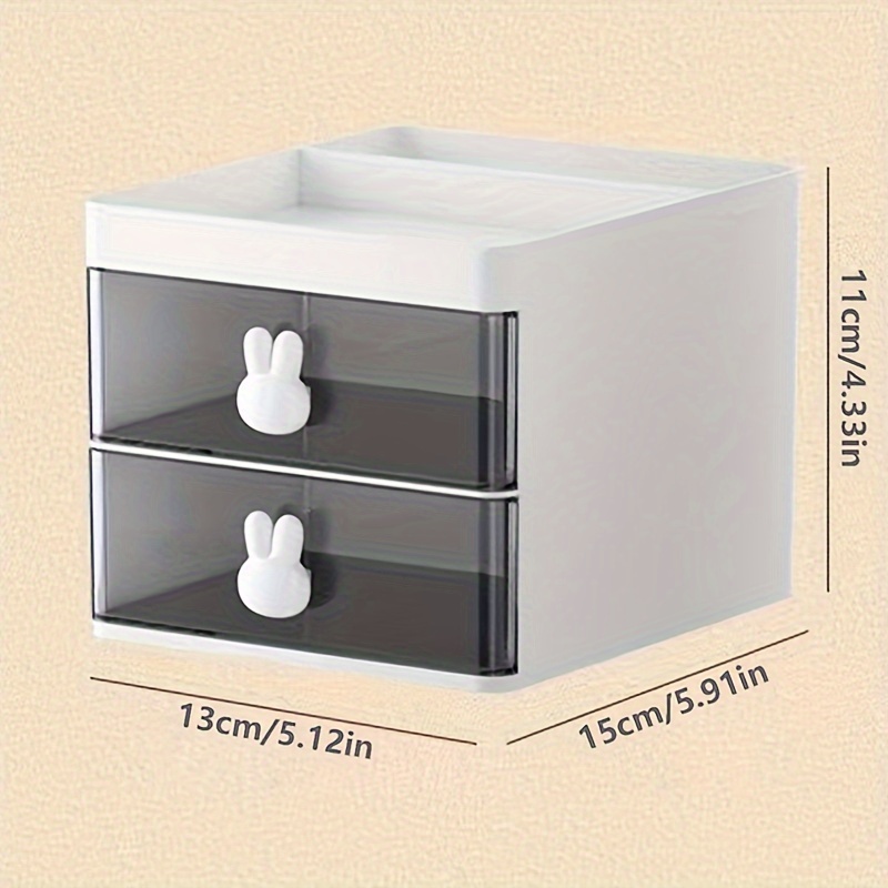 1pc Transparent Drawer Rabbit  - Desk Setup Organizer incelemesi ve fiyatı