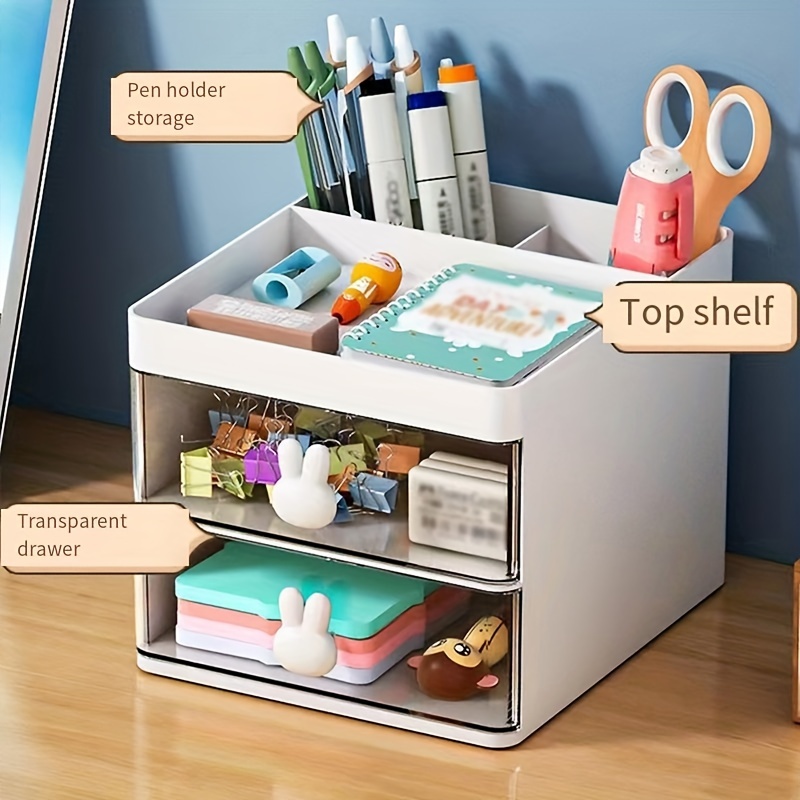 1pc Transparent Drawer Rabbit  - Desk Setup Organizer incelemesi ve fiyatı