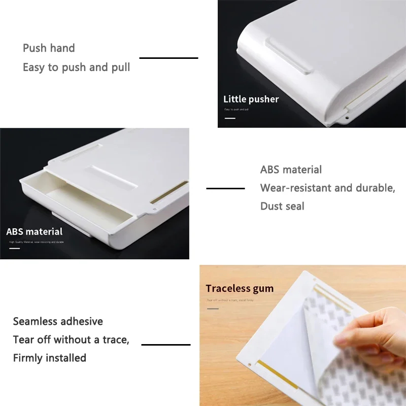 Hidden Storage Box Desk Storag - Desk Setup Organizer incelemesi ve fiyatı