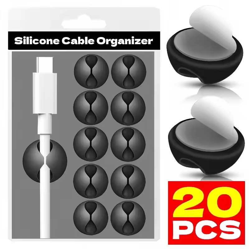 Cable Clips Phone Cord Holder  - Desk Setup Organizer incelemesi ve fiyatı