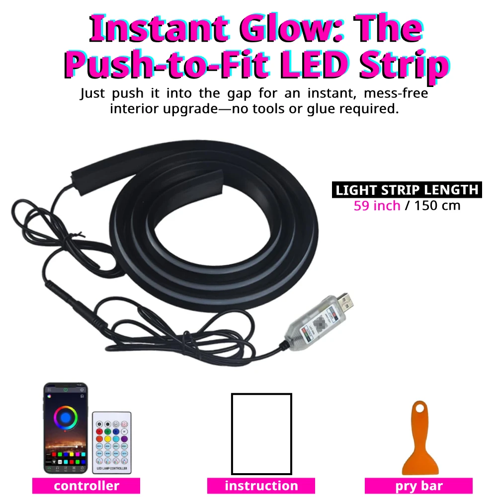 Car Windshield Ambient Light S - Ambient Light Bar Usb incelemesi ve fiyatı