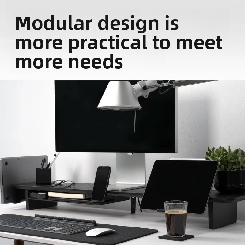 Solid Wood Monitor Riser Stand - Desk Setup Organizer incelemesi ve fiyatı