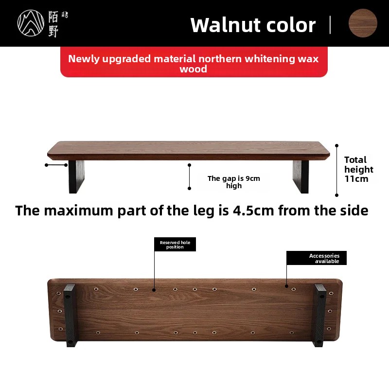 Solid Wood Monitor Riser Stand - Desk Setup Organizer incelemesi ve fiyatı