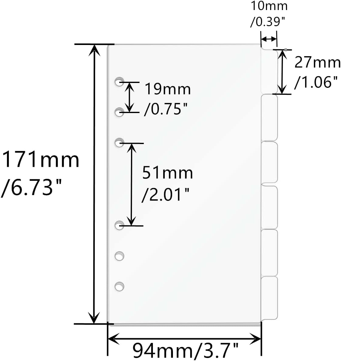 A5/A6/A7 Binder Dividers Plann - Ring Binder Box incelemesi ve fiyatı