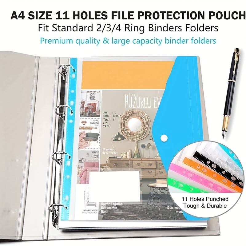 Colorful Plastic File Folders  - Ring Binder Box incelemesi ve fiyatı