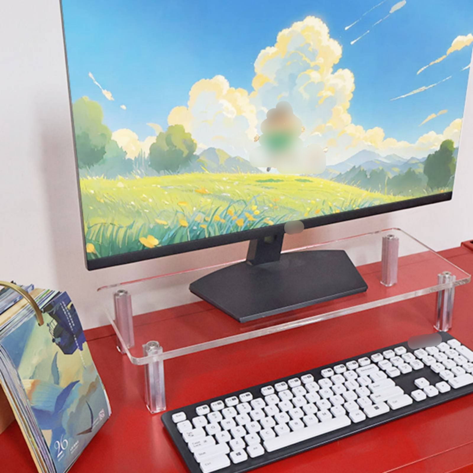 Acrylic Monitor Stand Easy to  - Desk Setup Organizer incelemesi ve fiyatı