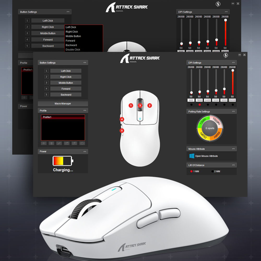 Attack Shark X3pro X3 Wireless - Desk Setup Mac incelemesi ve fiyatı