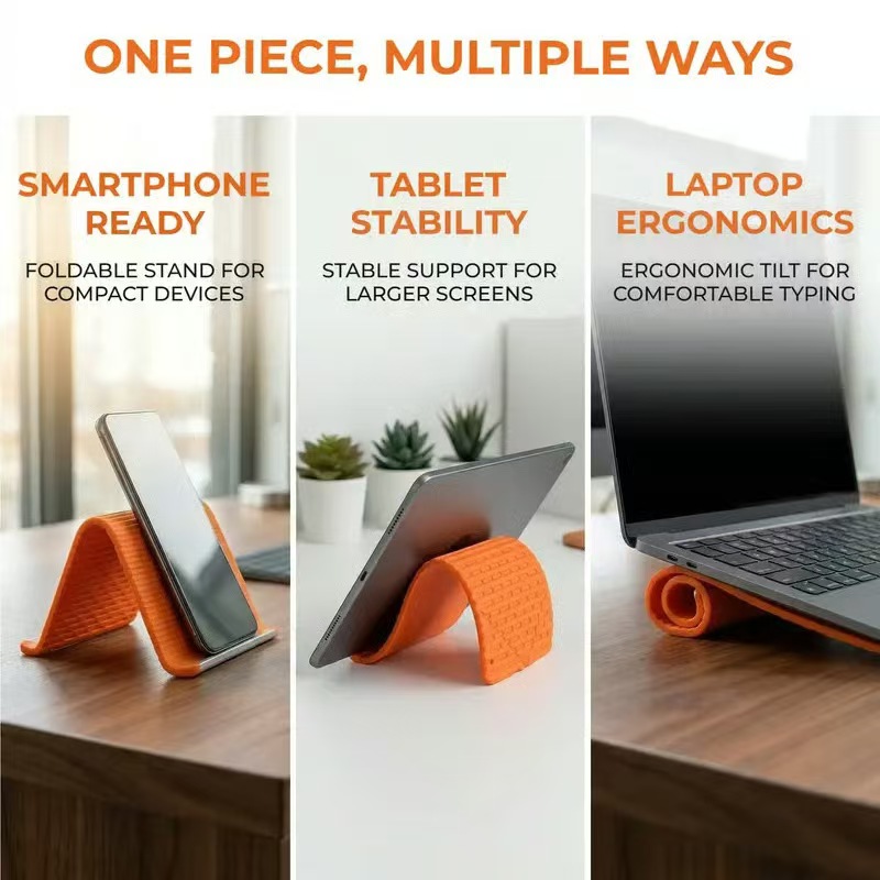 20CM Silicone Phone Stand, Tik - Desk Setup With Ipad incelemesi ve fiyatı