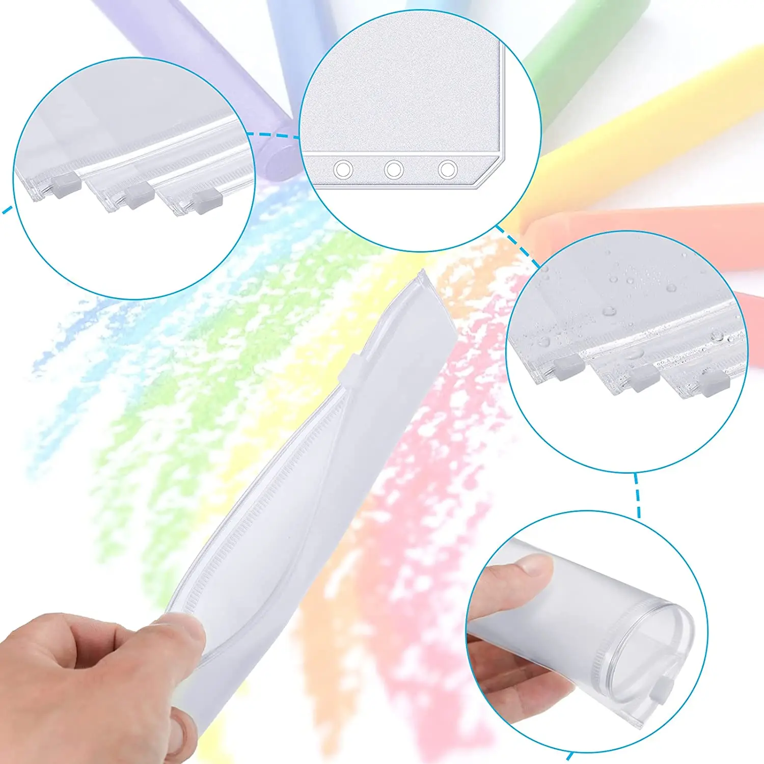 Binder Pockets A6 6-Hole Zippe - Ring Binder Box incelemesi ve fiyatı