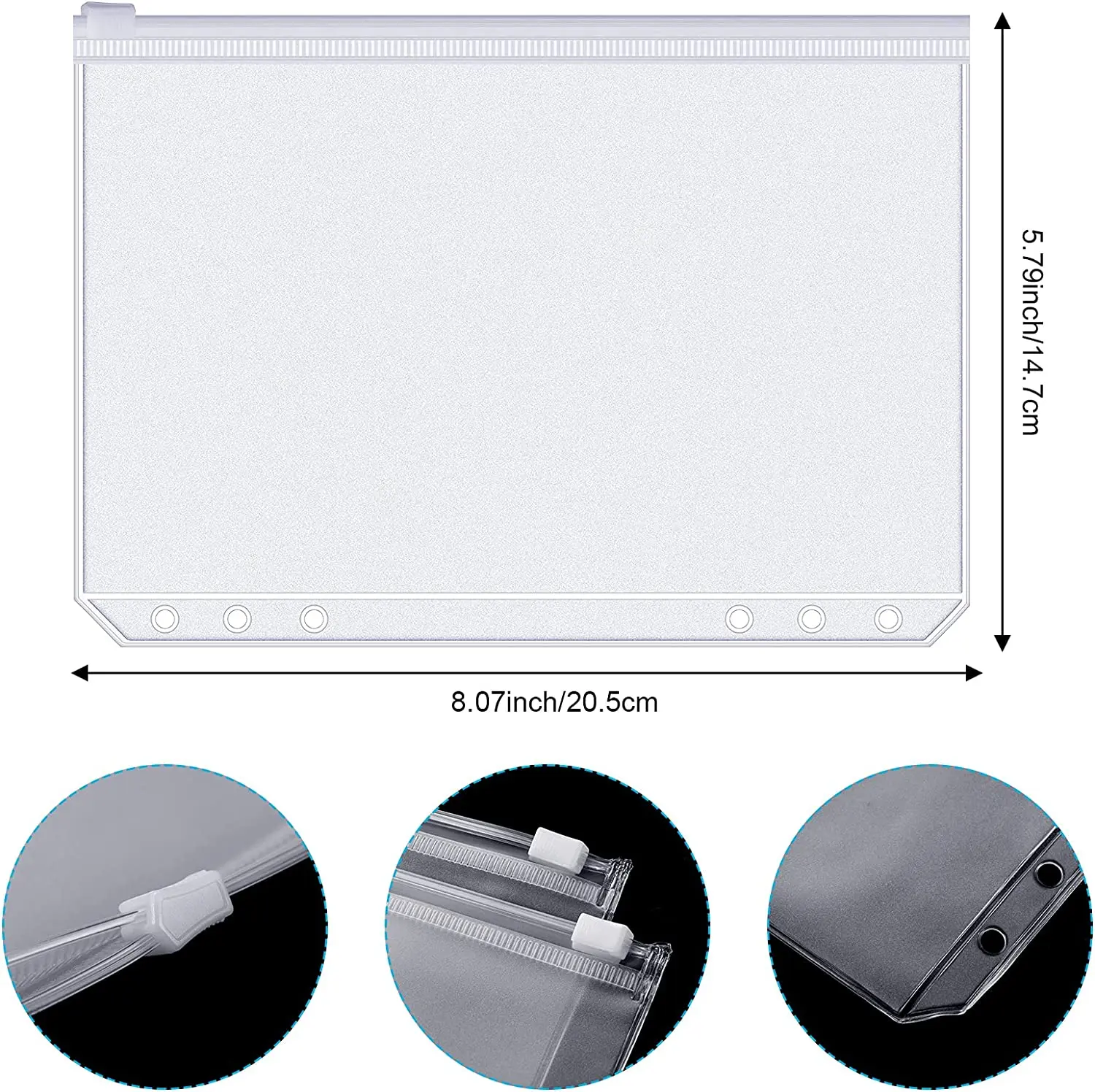 Binder Pockets A6 6-Hole Zippe - Ring Binder Box incelemesi ve fiyatı