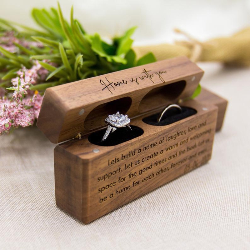 ZB91 Fashion Wood Ring Box for - Ring Binder Box incelemesi ve fiyatı