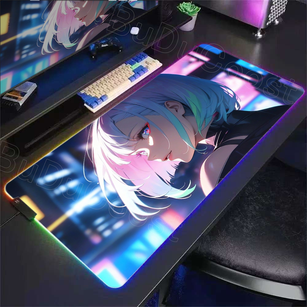 HD Anime Girl Mouse Pad RGB De - Desk Setup Rgb incelemesi ve fiyatı