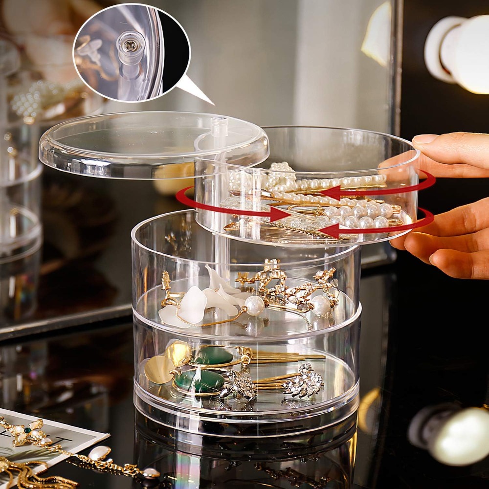 360 Rotating Jewelry Organizer - Cable Box Organizer incelemesi ve fiyatı