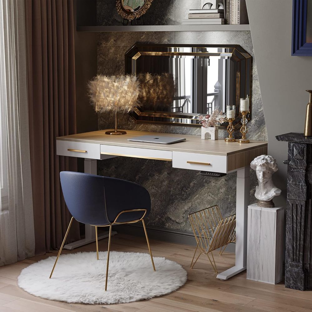 Electric Standing Desk, 3 Draw - Desk Drawer Unit incelemesi ve fiyatı