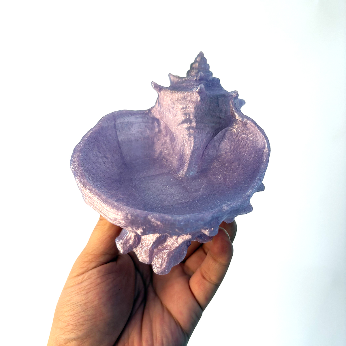 Pearlescent Purple Conch-Shape - Desk Setup Organizer incelemesi ve fiyatı