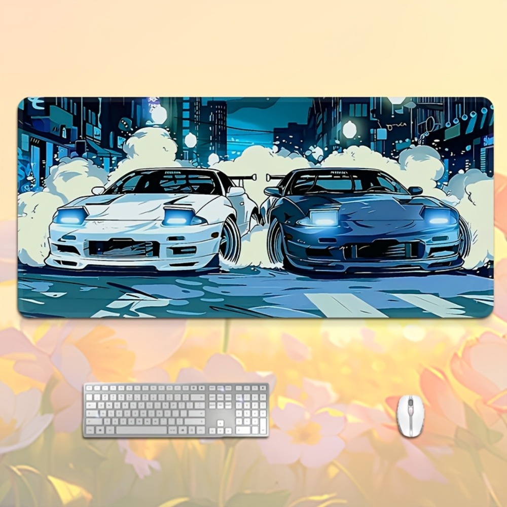 Anime Style Blue White Sports  - Desk Setup Anime incelemesi ve fiyatı