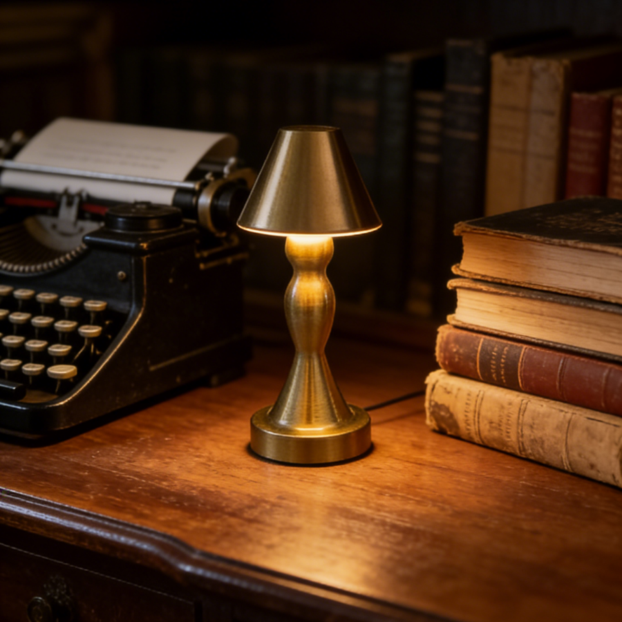 1PC Vintage Brass Table Lamp,  - Ambient Light Bar Usb incelemesi ve fiyatı
