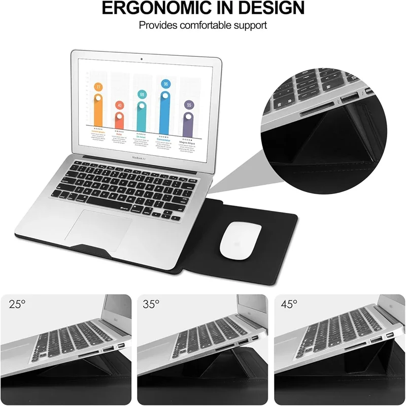 Adjustable Stand Leather Lapto - Desk Setup Mac incelemesi ve fiyatı