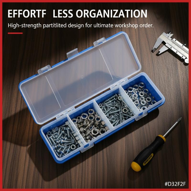 Screw Organizer Box Blue Red B - Cable Box Organizer incelemesi ve fiyatı
