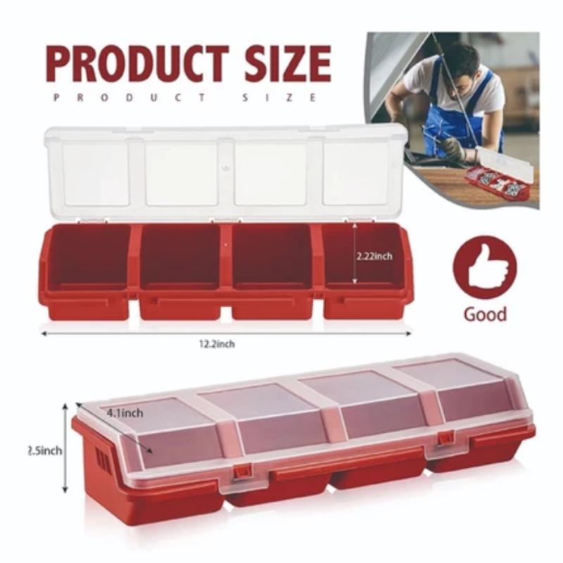 Screw Organizer Box Blue Red B - Cable Box Organizer incelemesi ve fiyatı