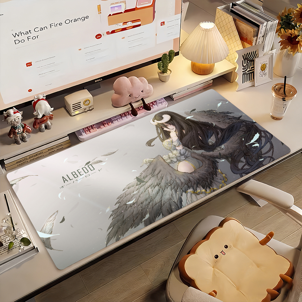 Anime O-OverlordS Albedo Mouse - Desk Setup Anime incelemesi ve fiyatı