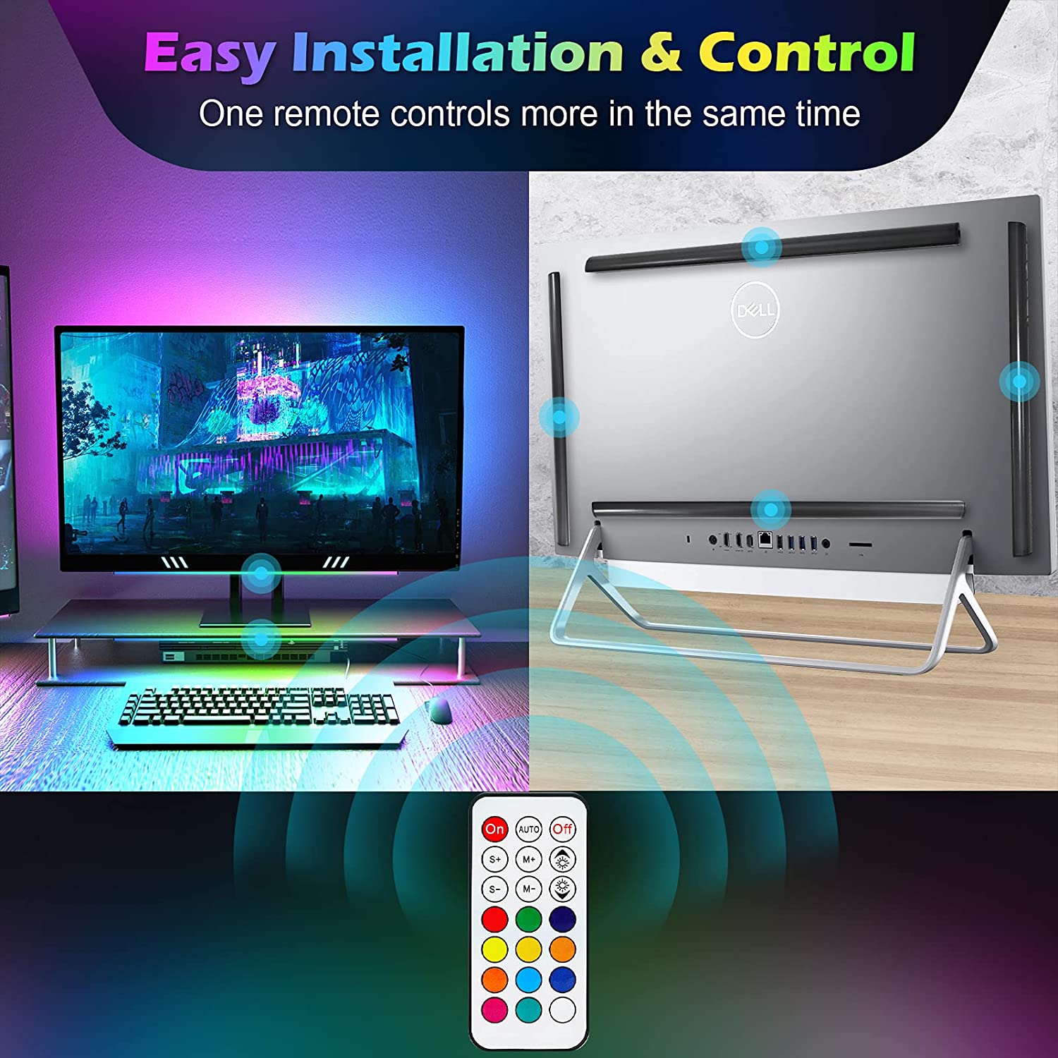 Under Monitor Light Bar RGB Dr - Desk Setup Rgb incelemesi ve fiyatı